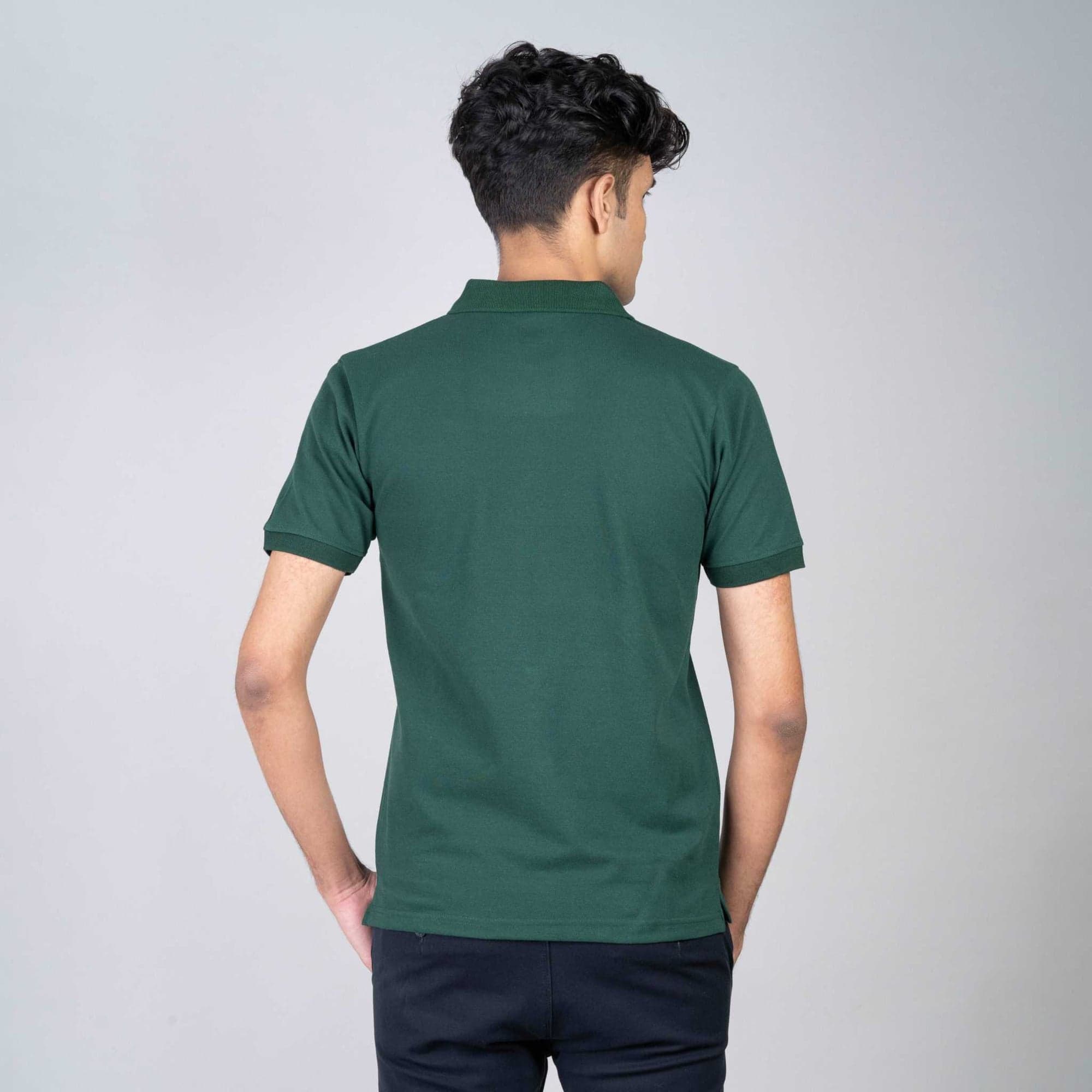 Polo T-shirt with Pocket - Green