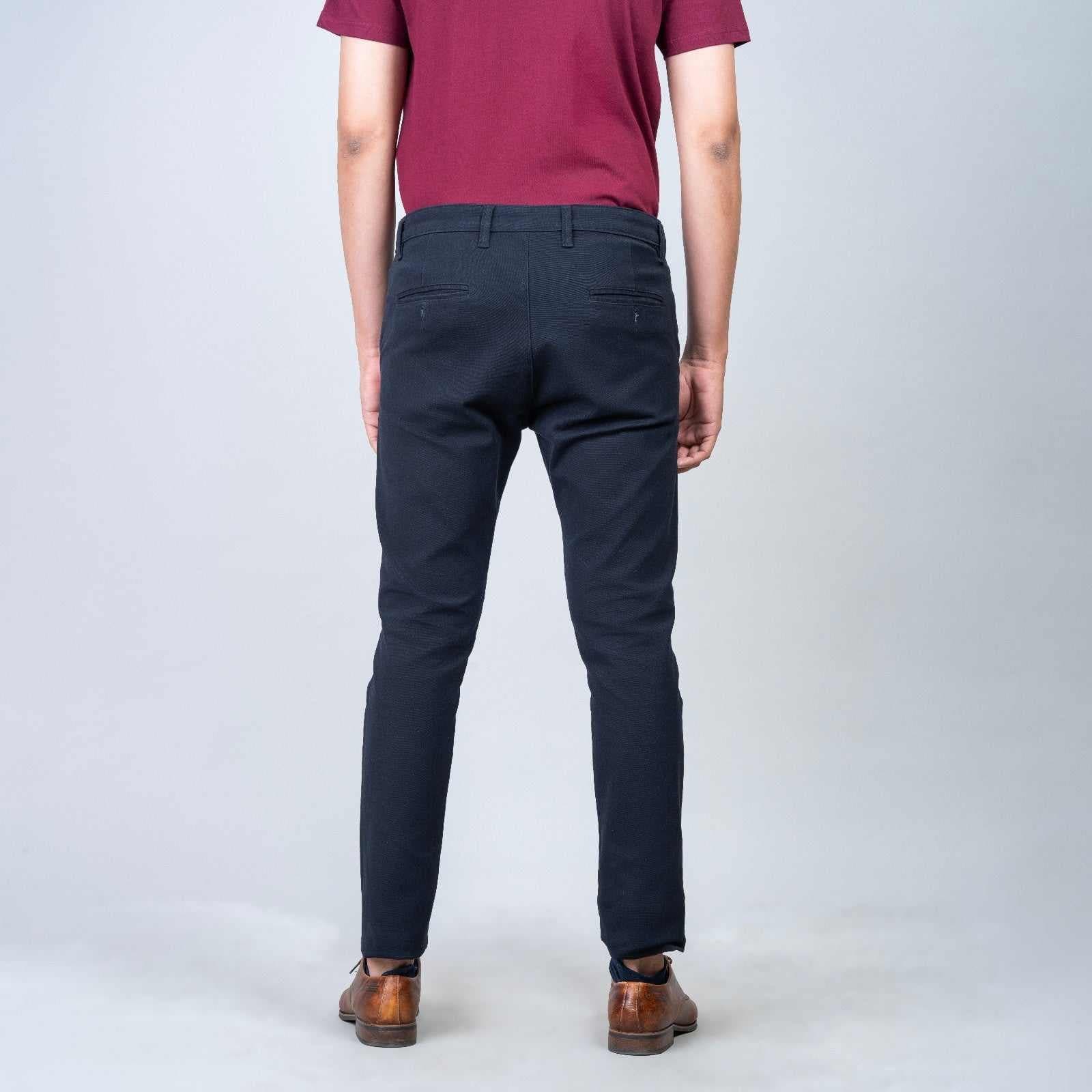 Casual Cotton Pants for Men Black