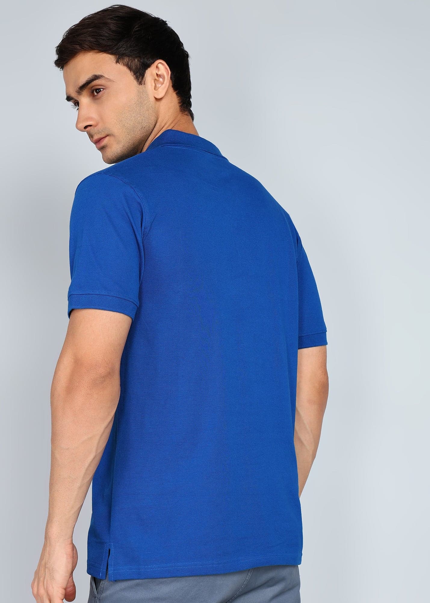 eSiddhi Premium Royal Blue Polo T-Shirt