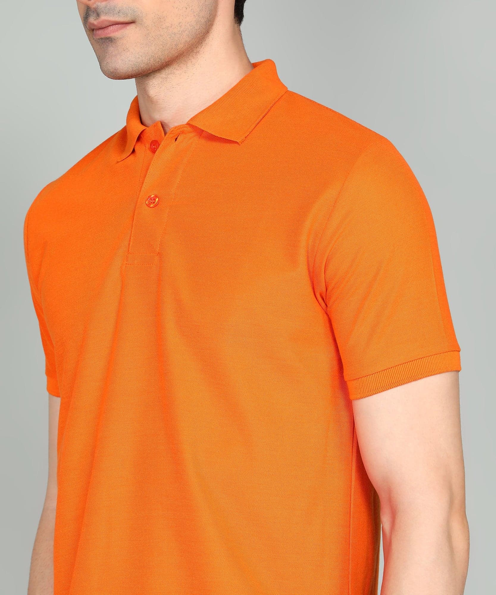 eSiddhi Classic Orange Polo T-Shirt