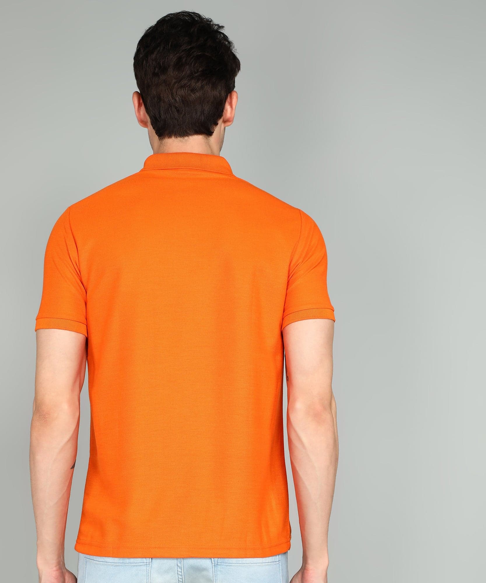 eSiddhi Classic Orange Polo T-Shirt