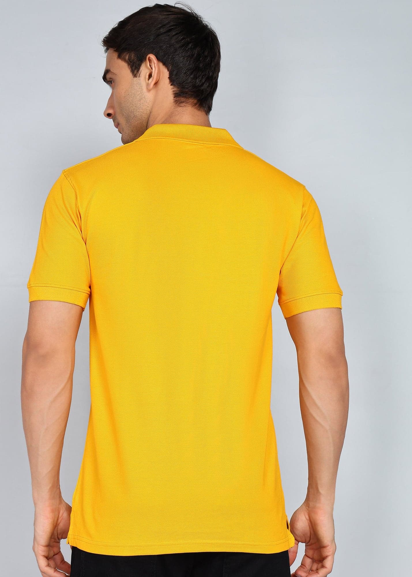 eSiddhi Premium Golden Yellow Polo T-Shirt