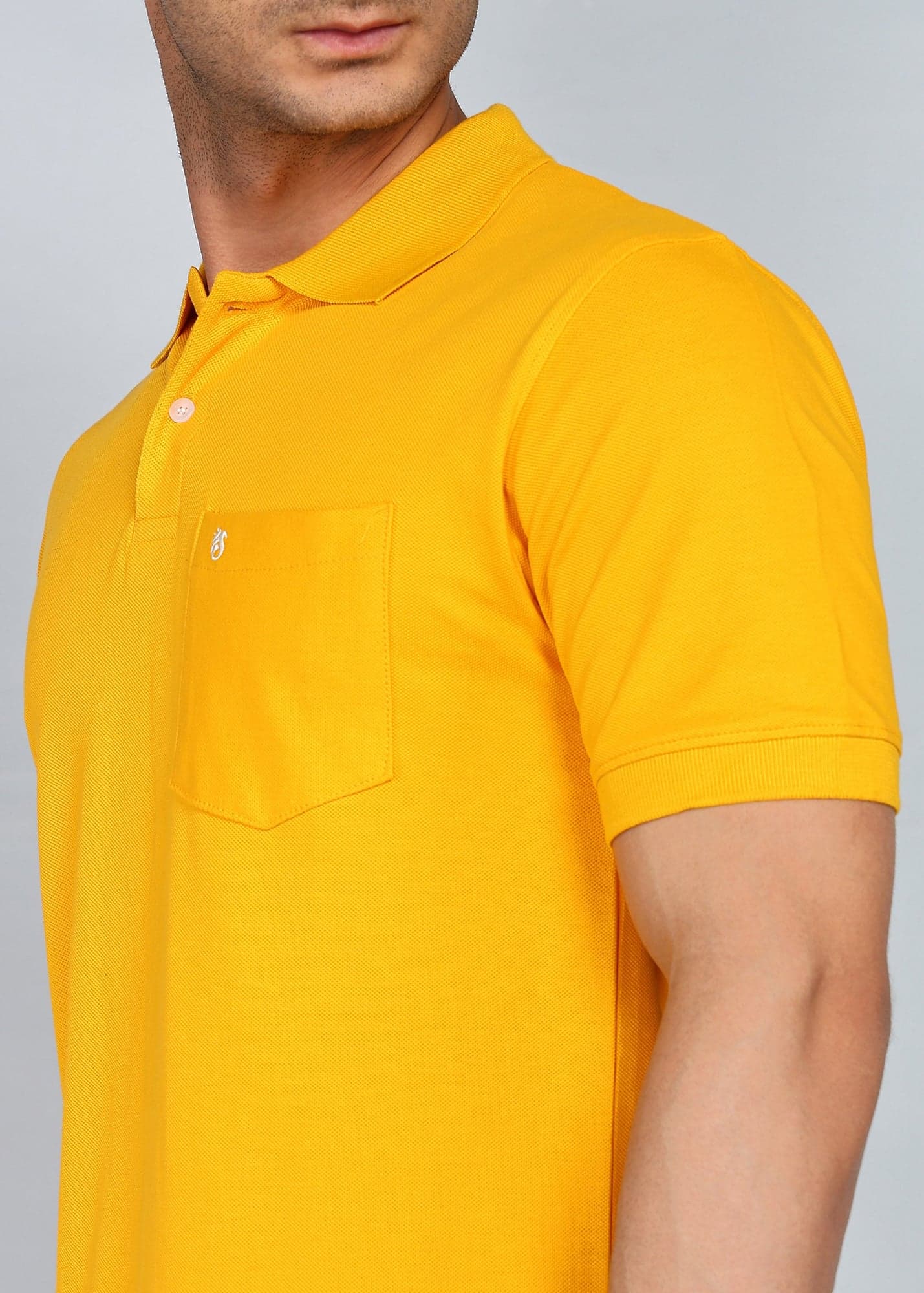 eSiddhi Premium Golden Yellow Polo T-Shirt