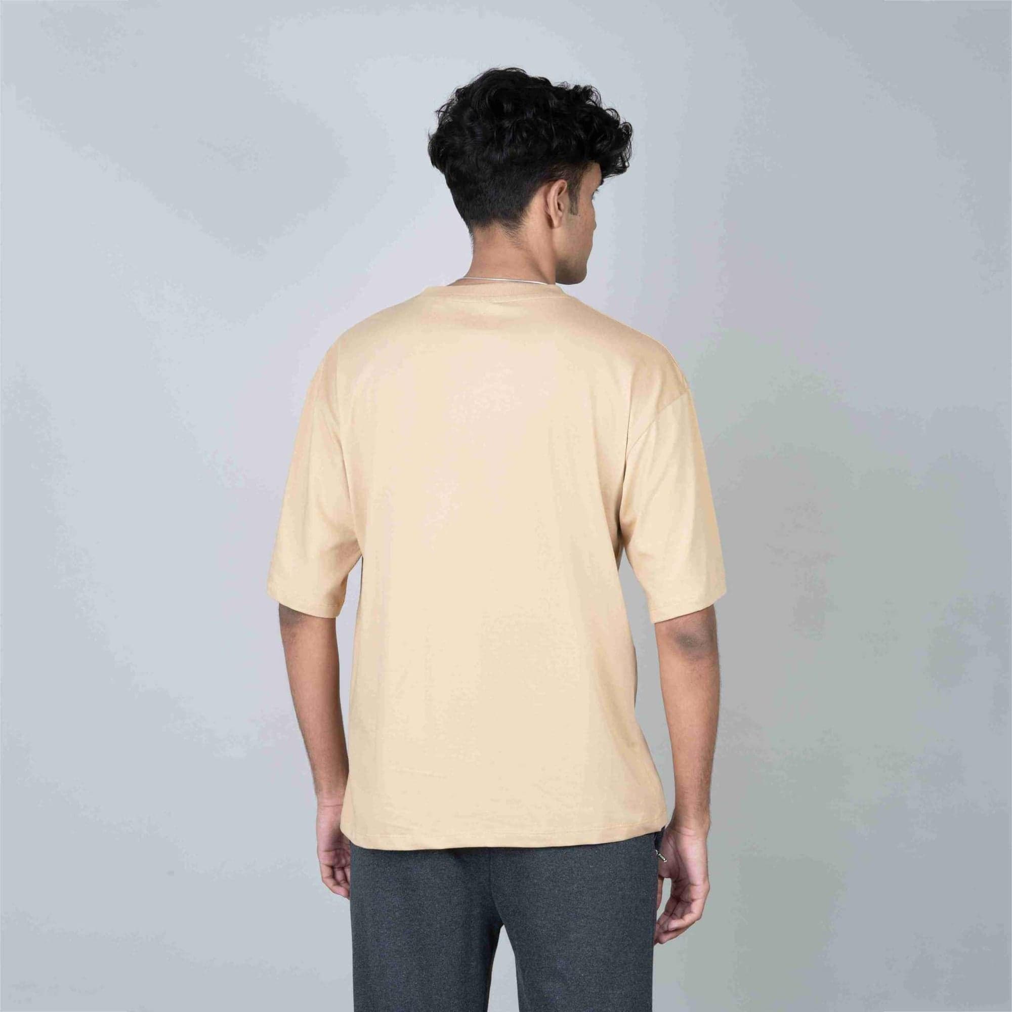 Oversized Round Neck T-Shirt - Tupe
